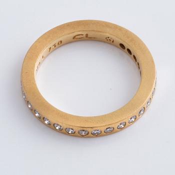 A 0.42 cts brilliant cut diamond ring by Ole Lynggaard.