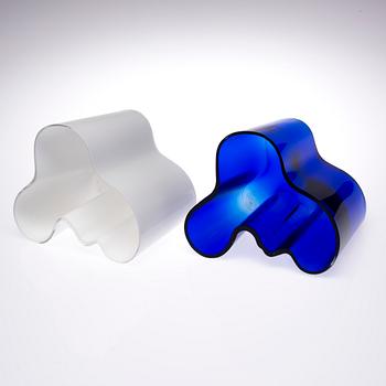 VAS, 4 st, glas, Alvar Aalto, Iittala, 2000-tal.