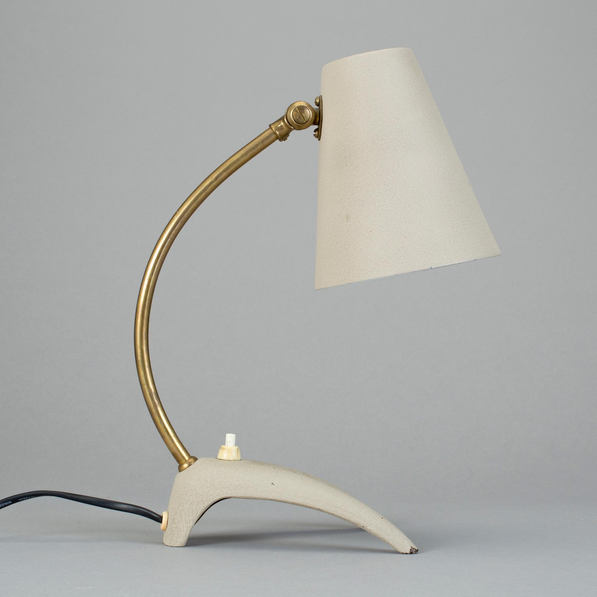 BORDSLAMPA, BVÅ, 1900-talets mitt.