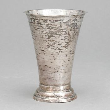 BÄGARE, silver, Carl Fredrik Seseman, Arboga, 1814, vikt ca 84g.