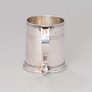 MUGG, sterling silver, Dublin, Irland 1736.