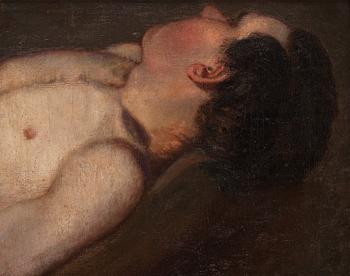 Eugène Jansson, Nude study of a young man.