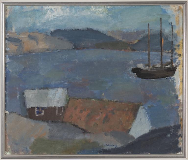 Åke Winnberg, oil on canvas. signed.
