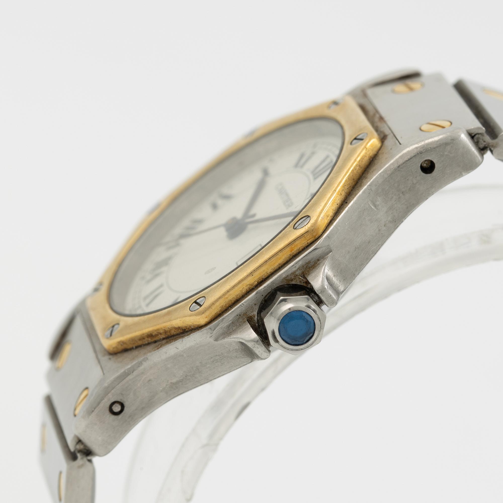 Cartier, Santos Ronde, wristwatch, 29 mm.
