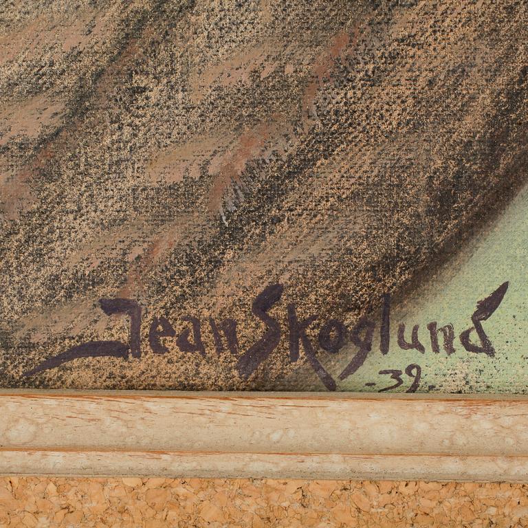 JEAN SKOGLUND, olja på duk, signerad och daterad -39.
