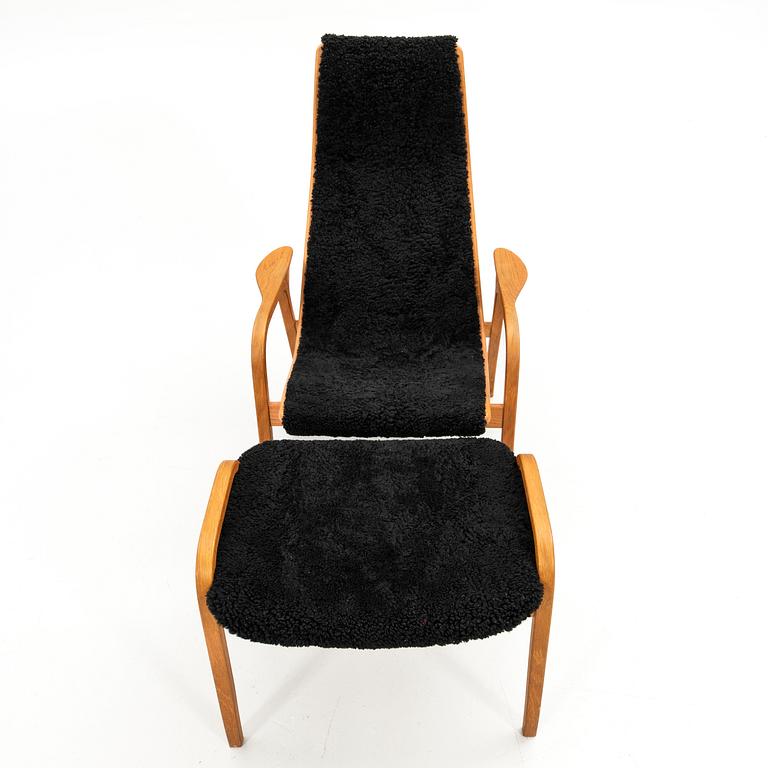 Yngve Ekström, armchair with footstool, "Lamino", Swedese.