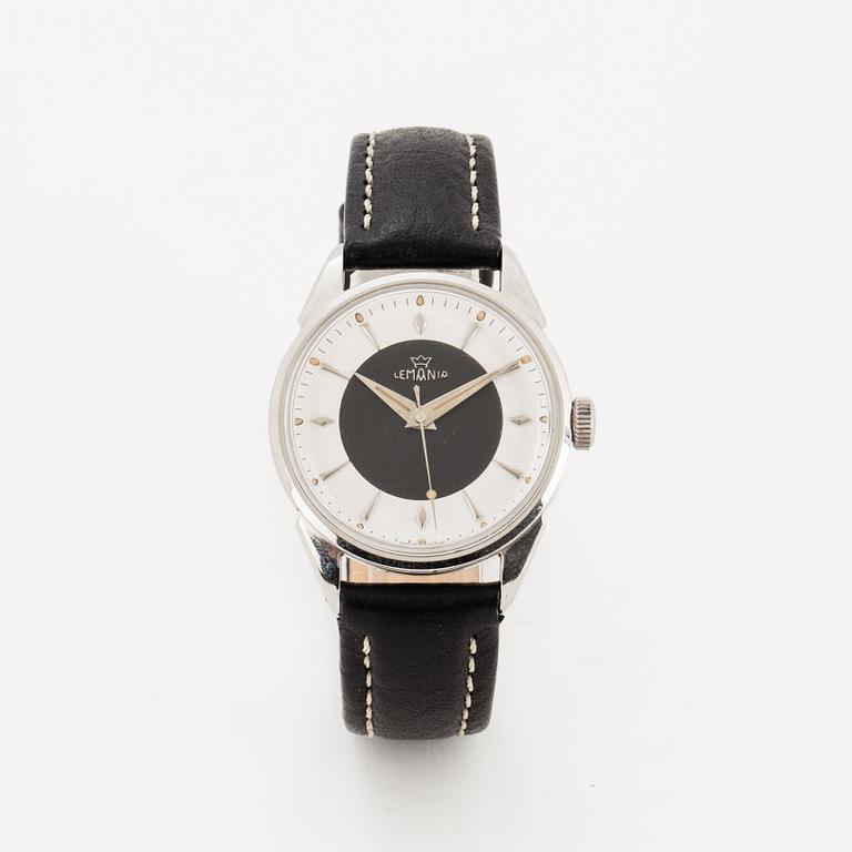 Lemania, wristwatch, 34 mm.