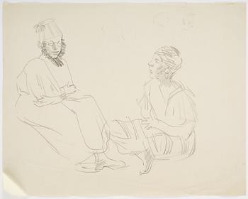 Lotte Laserstein, Skisser, 14 stycken.