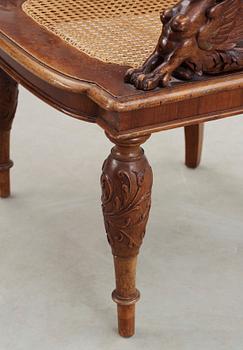 FÅTÖLJ, nyrenässans, 1800-talets slut.