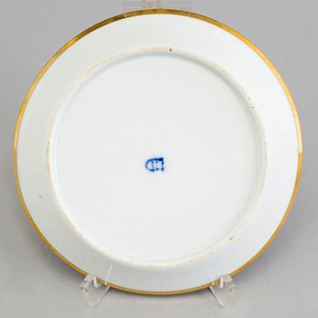 An early 19th century empire cup with saucer and cover with Wien mark.