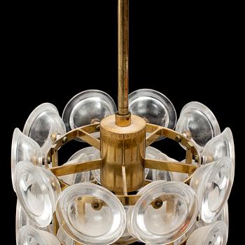 A second half of the 20th century ceiling light by Carl Fagerlund for Orrefors, model RD1846.