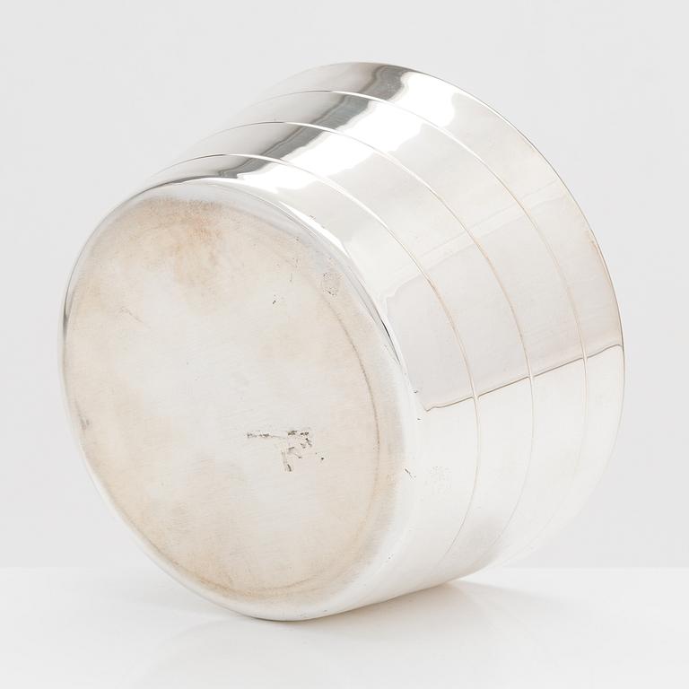 An Italian sterling silver bowl, Greggio, Padua.