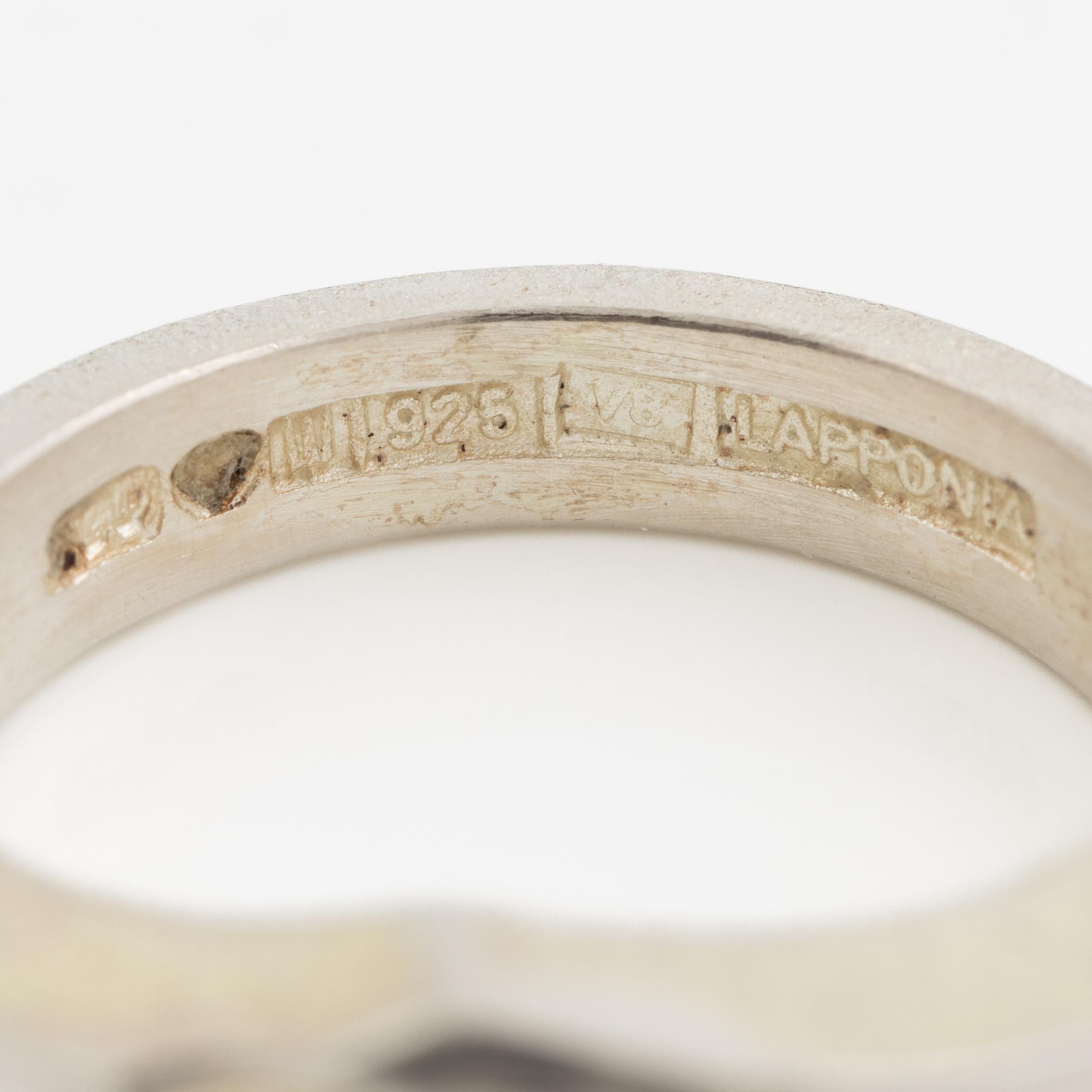 Lapponia, Ring, sterlingsilver, 1998.