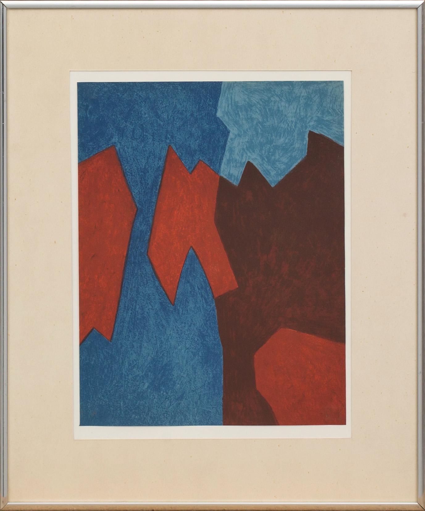 SERGE POLIAKOFF, färglitografi ur XX:e siècle nr 31 1968.