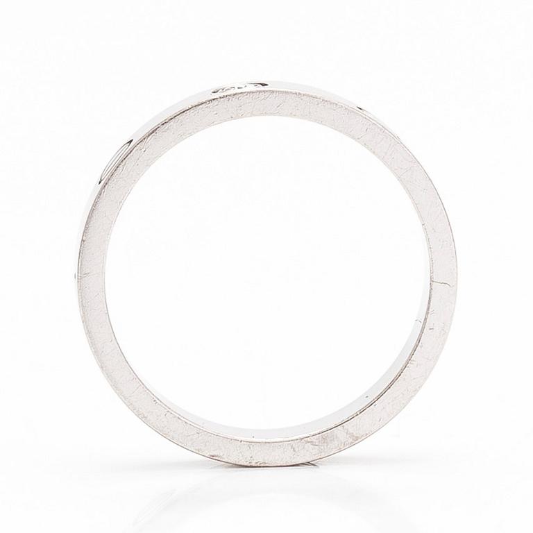 Cartier, ring, "Love", 18K vitguld och diamant ca. 0.02 ct.