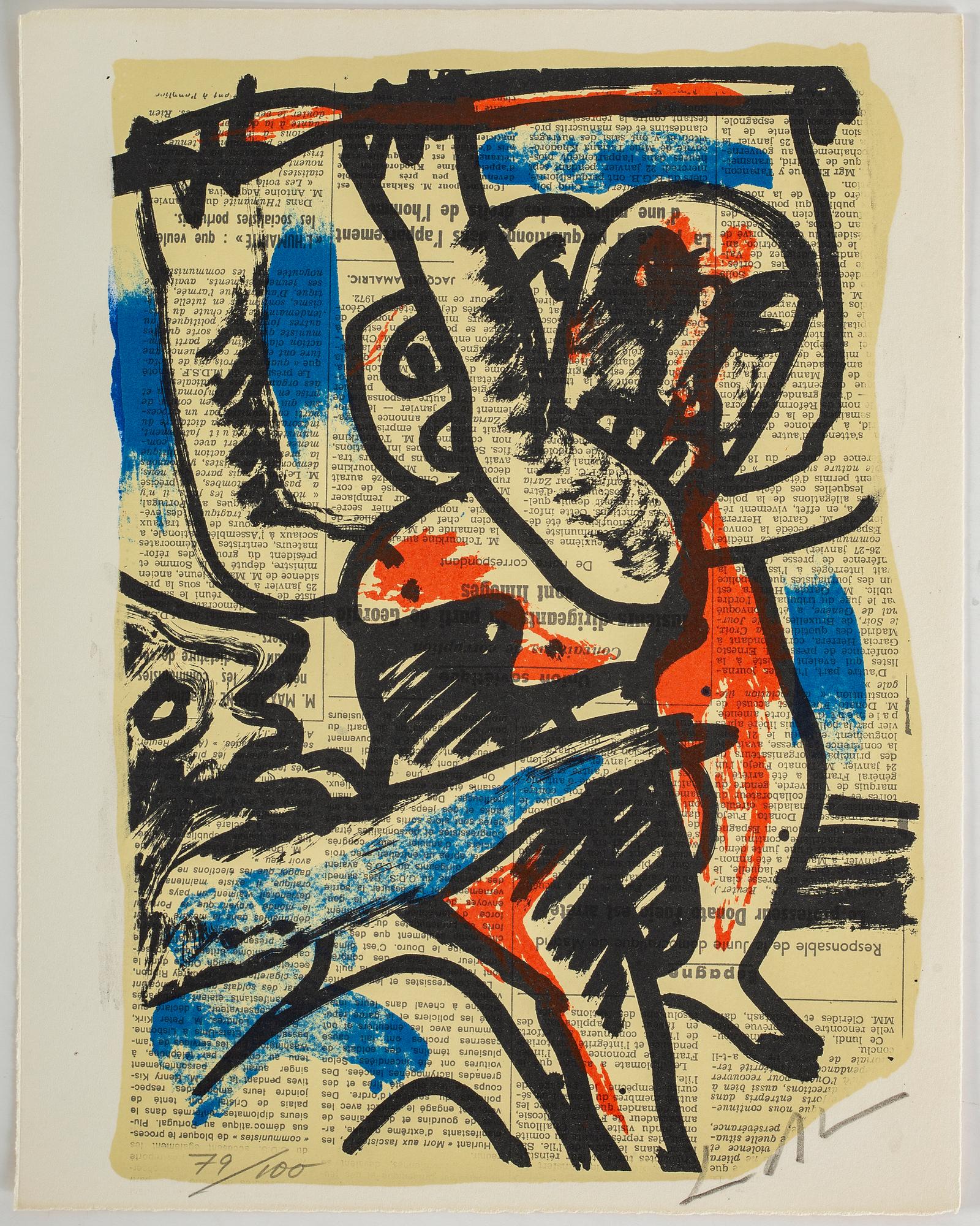 BENGT LINDSTRÖM, portfolio with 15 litographs in colour. Signed and numbered 79/100.
