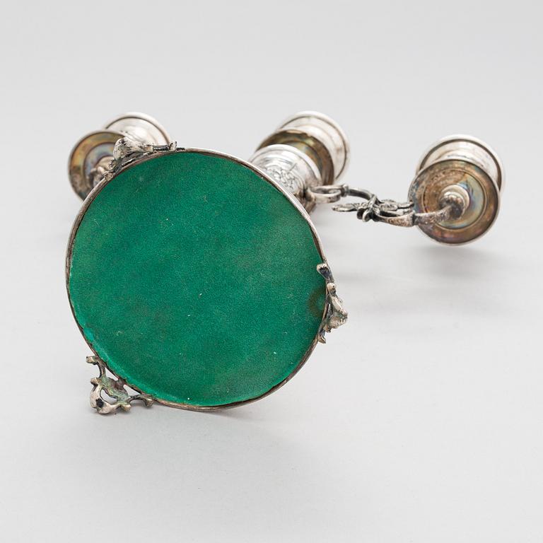 Kandelaber, sterlingsilver, Grekland 1900-talets mitt.