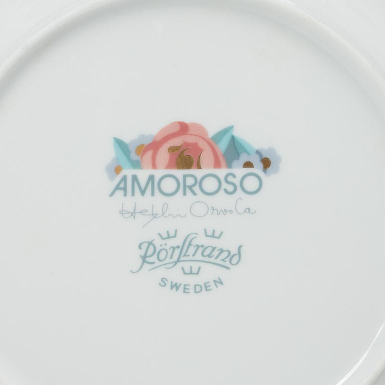 Heikki Orvola, matservis, 77 delar, porslin, "Amoroso",  Rörstrand.