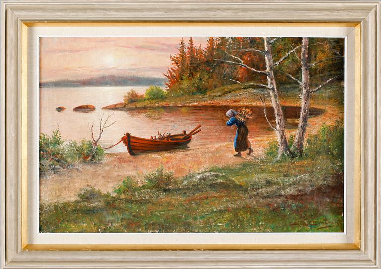 STEN EKENDAHL, olja på duk, signerad.