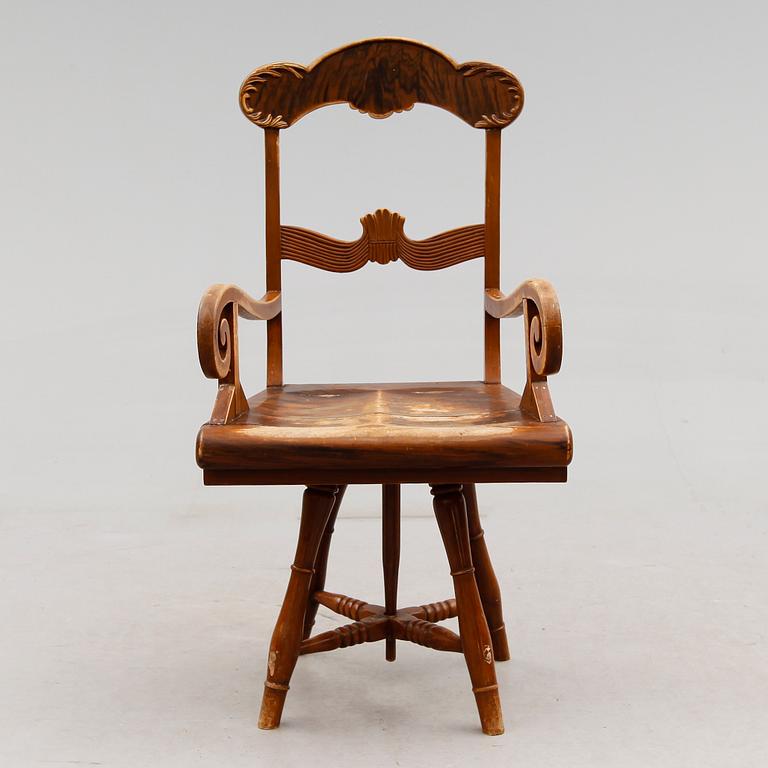 SKRIVSTOL, allmoge, 1800-talets andra hälft.