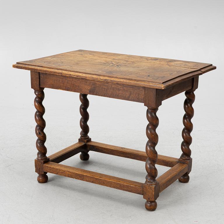 Library table, Baroque style, 19th century.