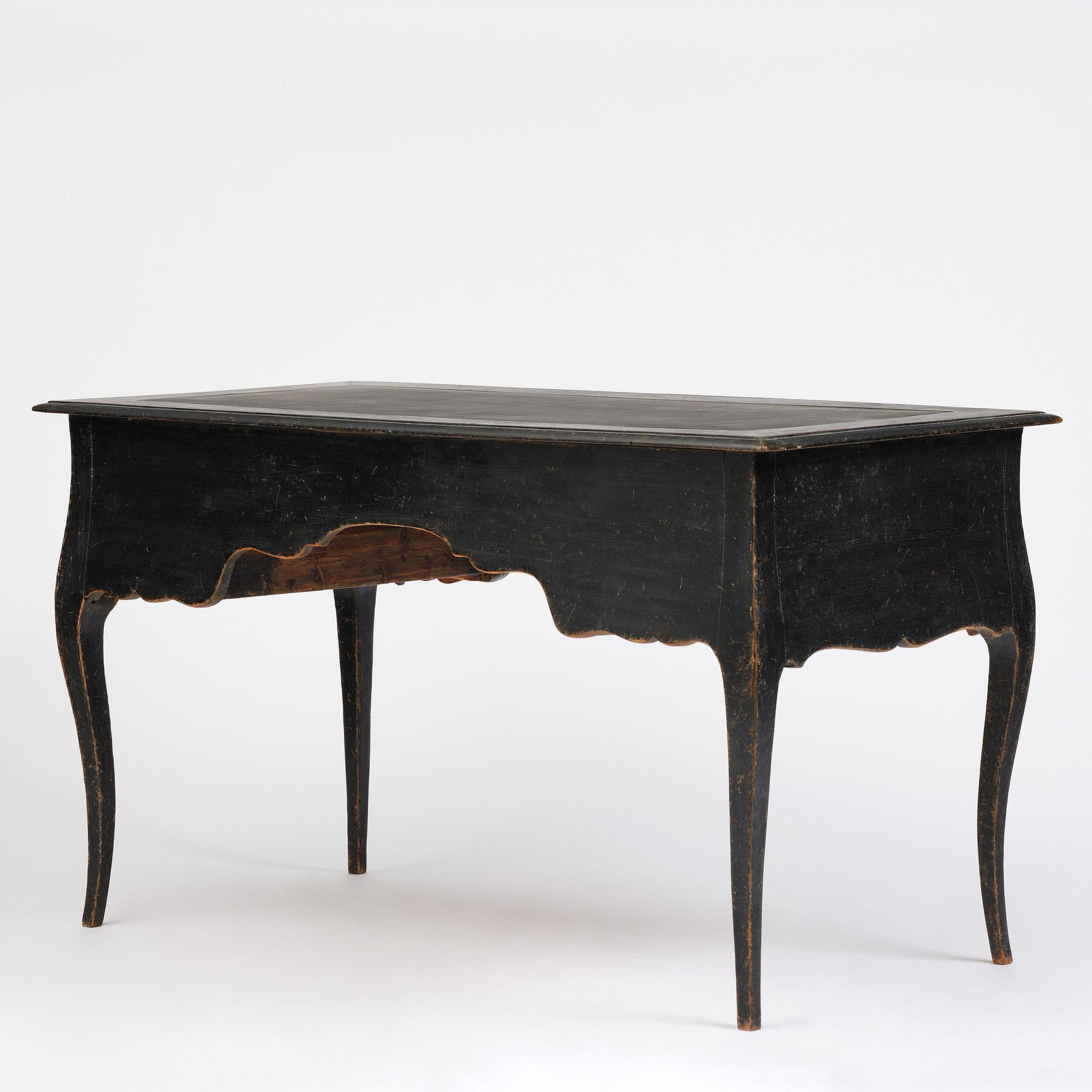 A Swedish rococo desk by L. Bolin (master in Stockholm 1759-1801).