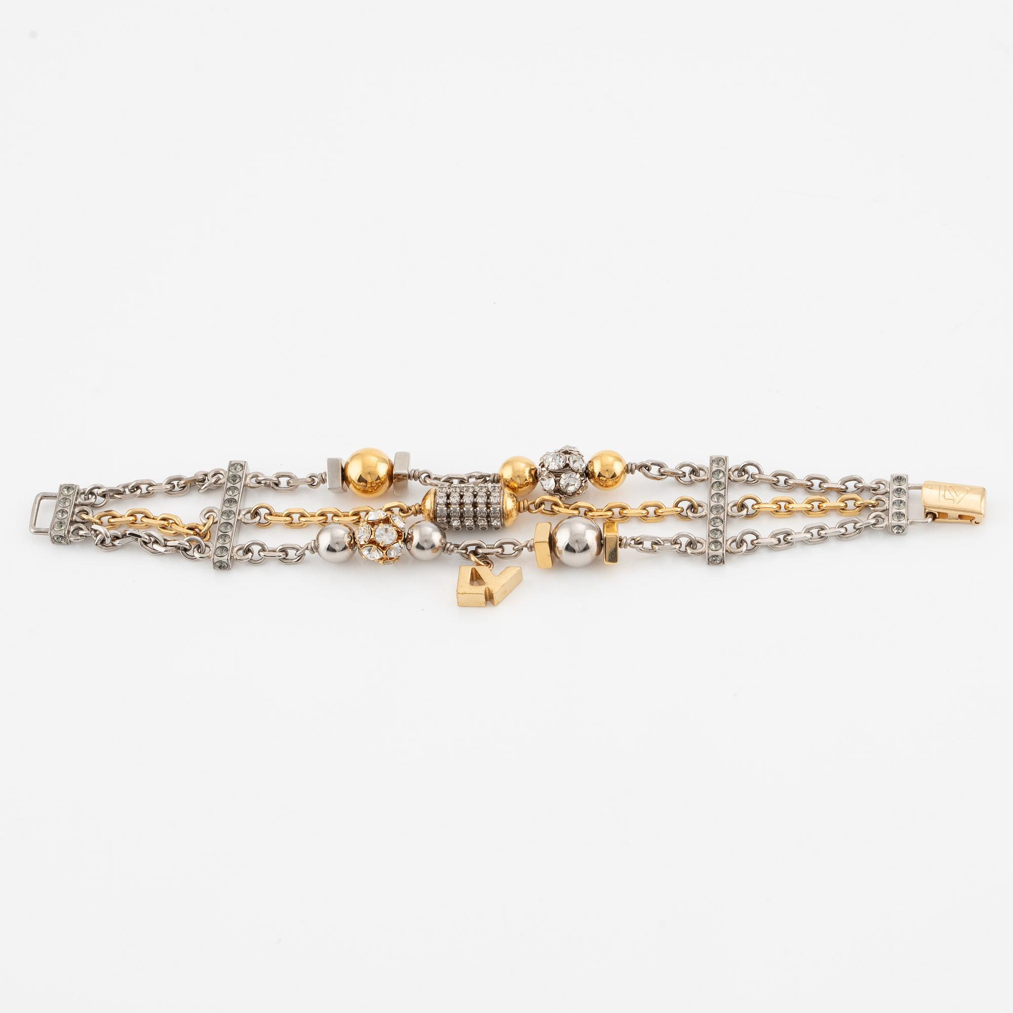Louis Vuitton, armband, "Gold And Silver All That Jazz Charm Bracelet".