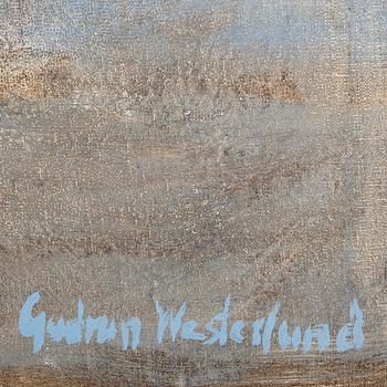 GUDRUN WESTERLUND, olja på duk, signerad.
