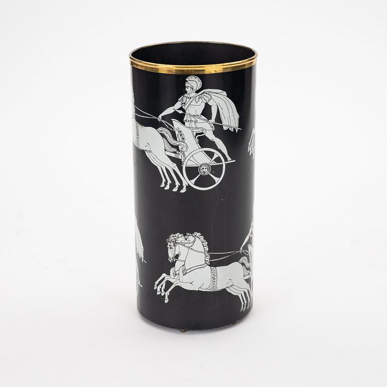 Piero Fornasetti, an umbrella stand, Studio Fornasetti Milan, Italy.