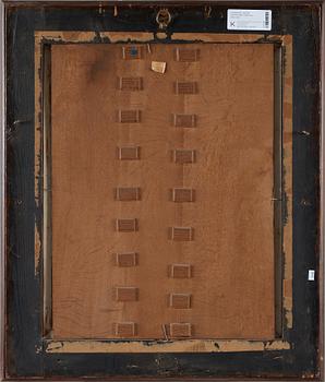 Rembrandt Harmensz van Rijn Hans efterföljd, Dam med pälsbrämad jacka.