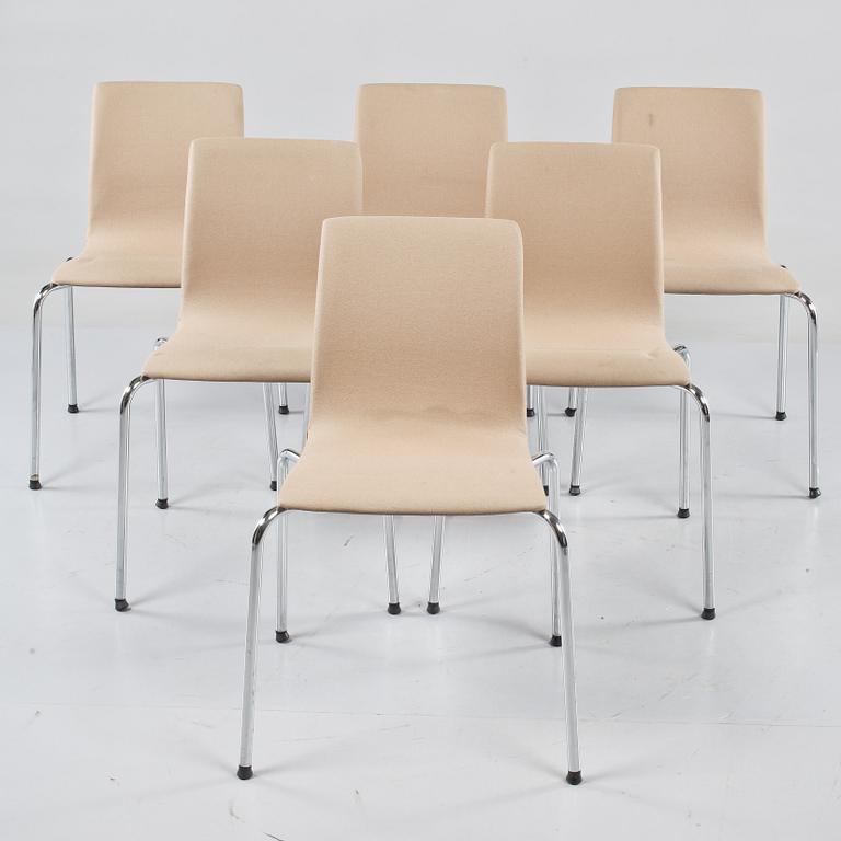 STOLAR, 6 st, "Noa", Jonas Lindwall för Skandiform, 1900/2000-tal.