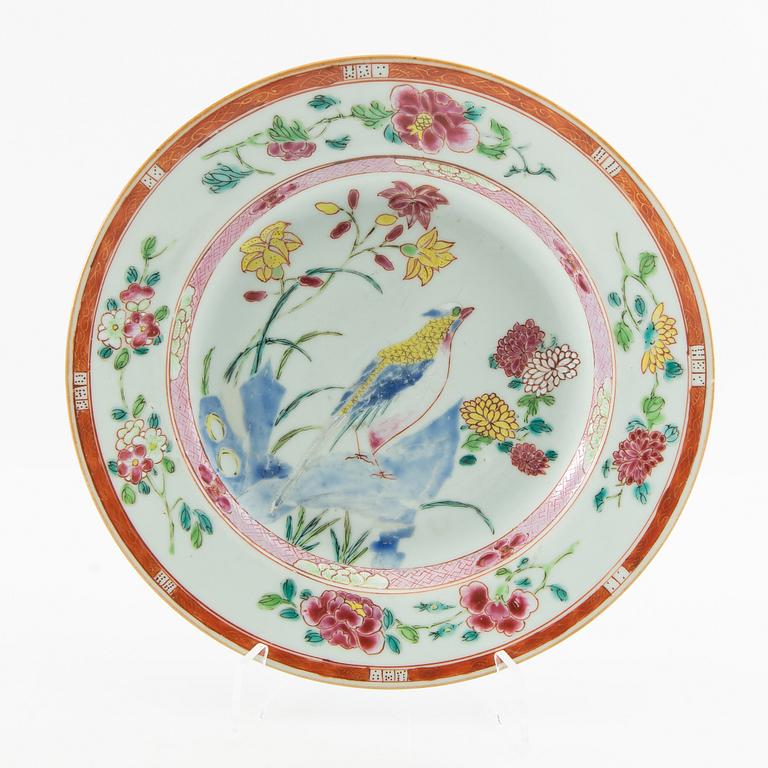 Plates 2 pcs porcelain China 18th century.