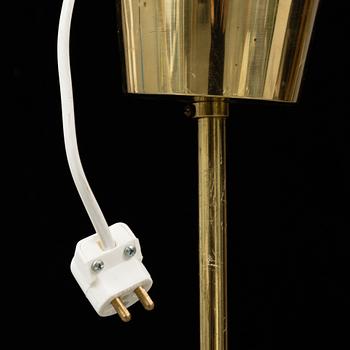 TAKLAMPA, mässing, plåtskärmar, 1960-tal.