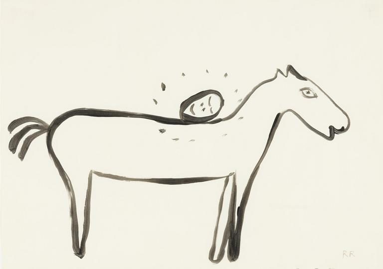 Roger Risberg, Häst med figur.
