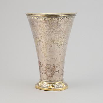 A silver beaker by Hans Georg Granroth, Sala, 1762.