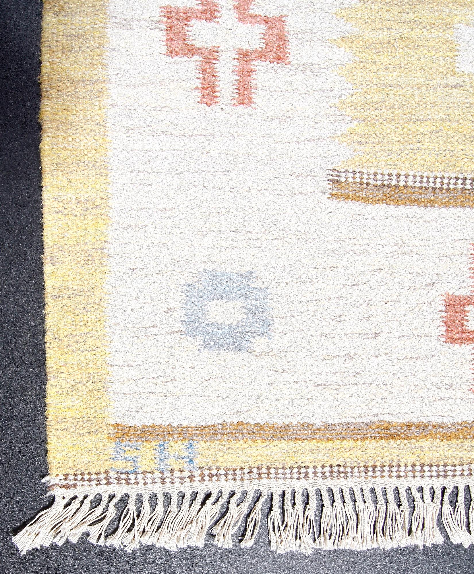 MATTA, rölakan, Svensk Hemslöjd. Märkt. S.H. Ca 295 x 198.