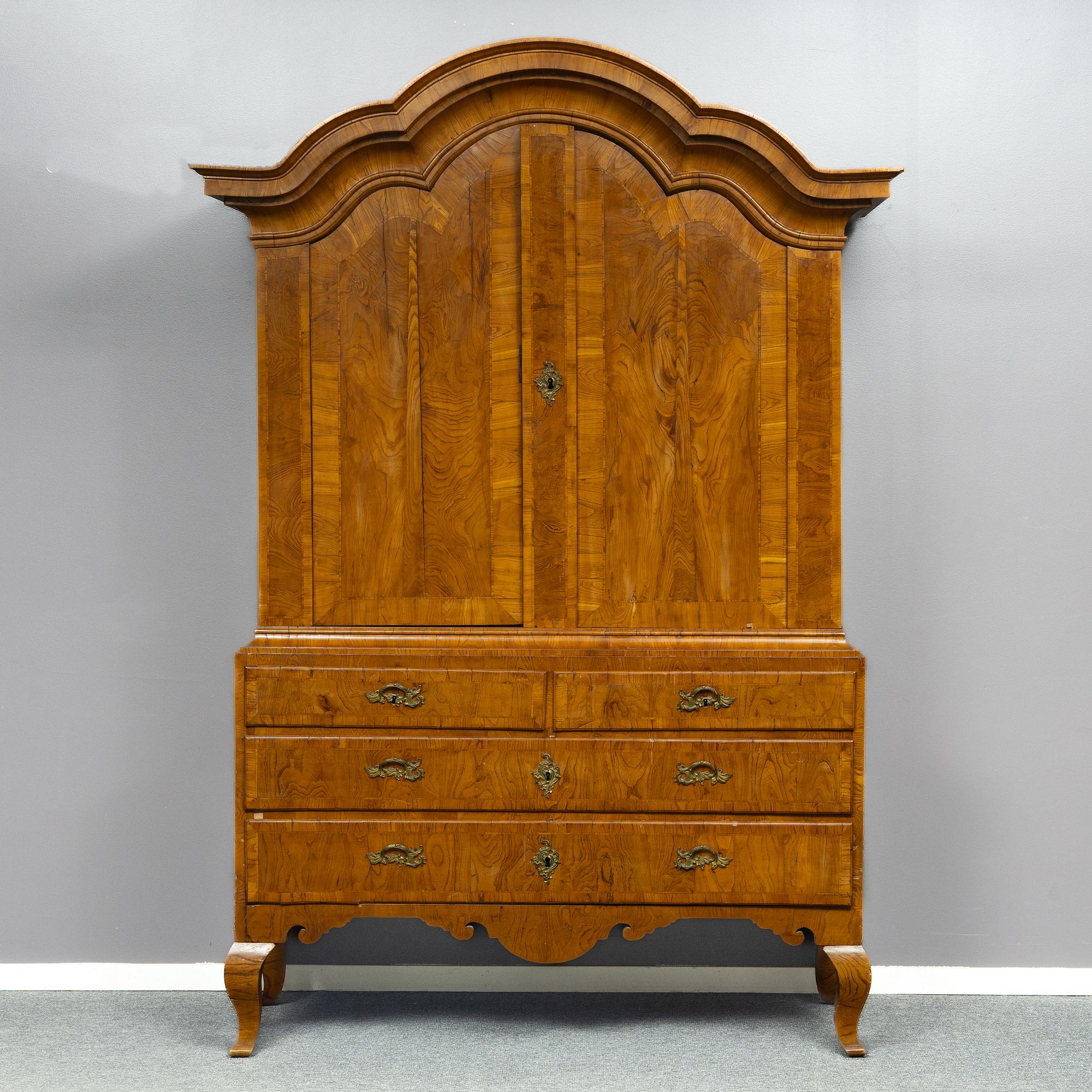 Cabinet, Rococo, Stockholm work, 18th century.