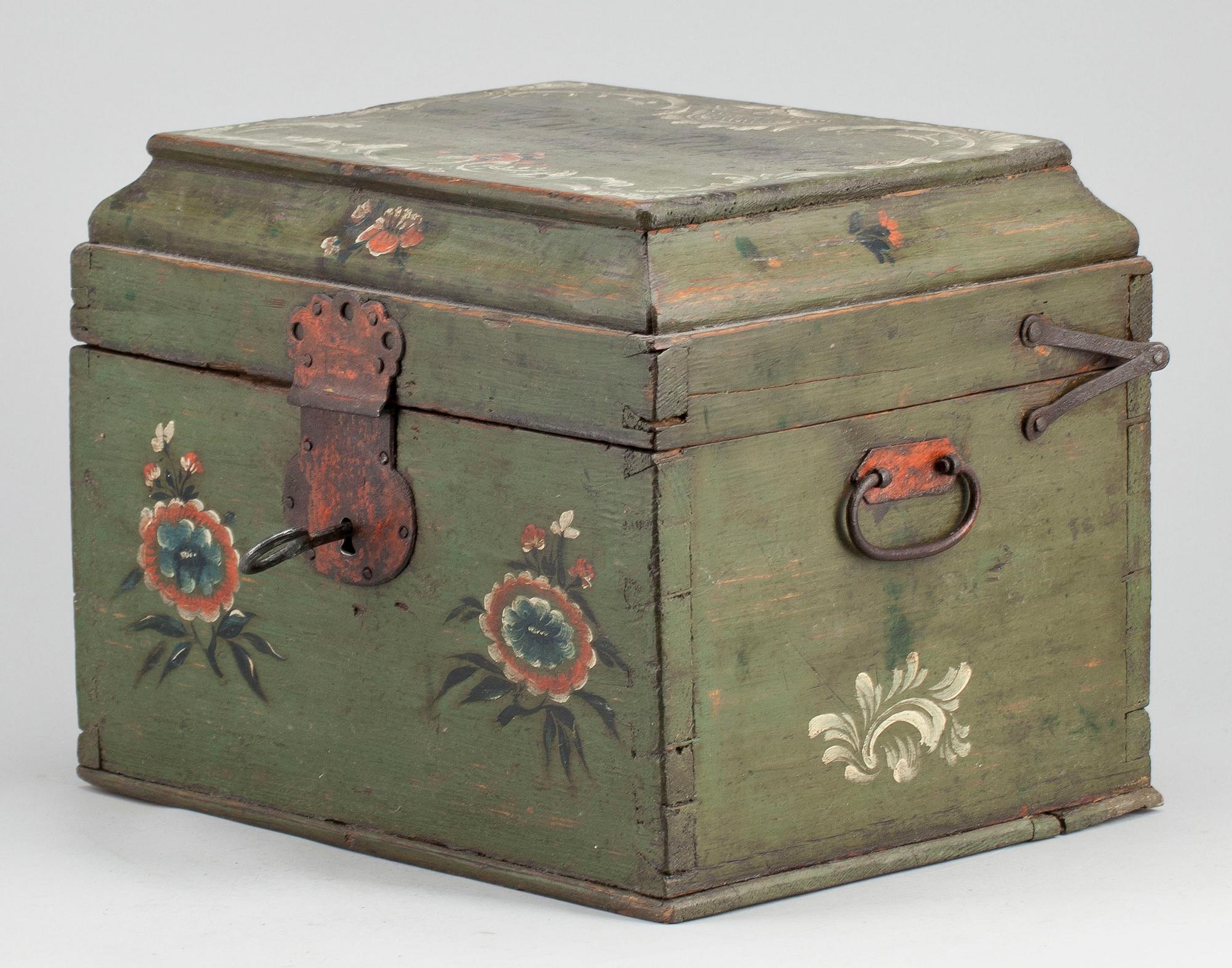 SCHATULL, allmoge, Ljusdal, Kläppa, 1700/1800-tal.