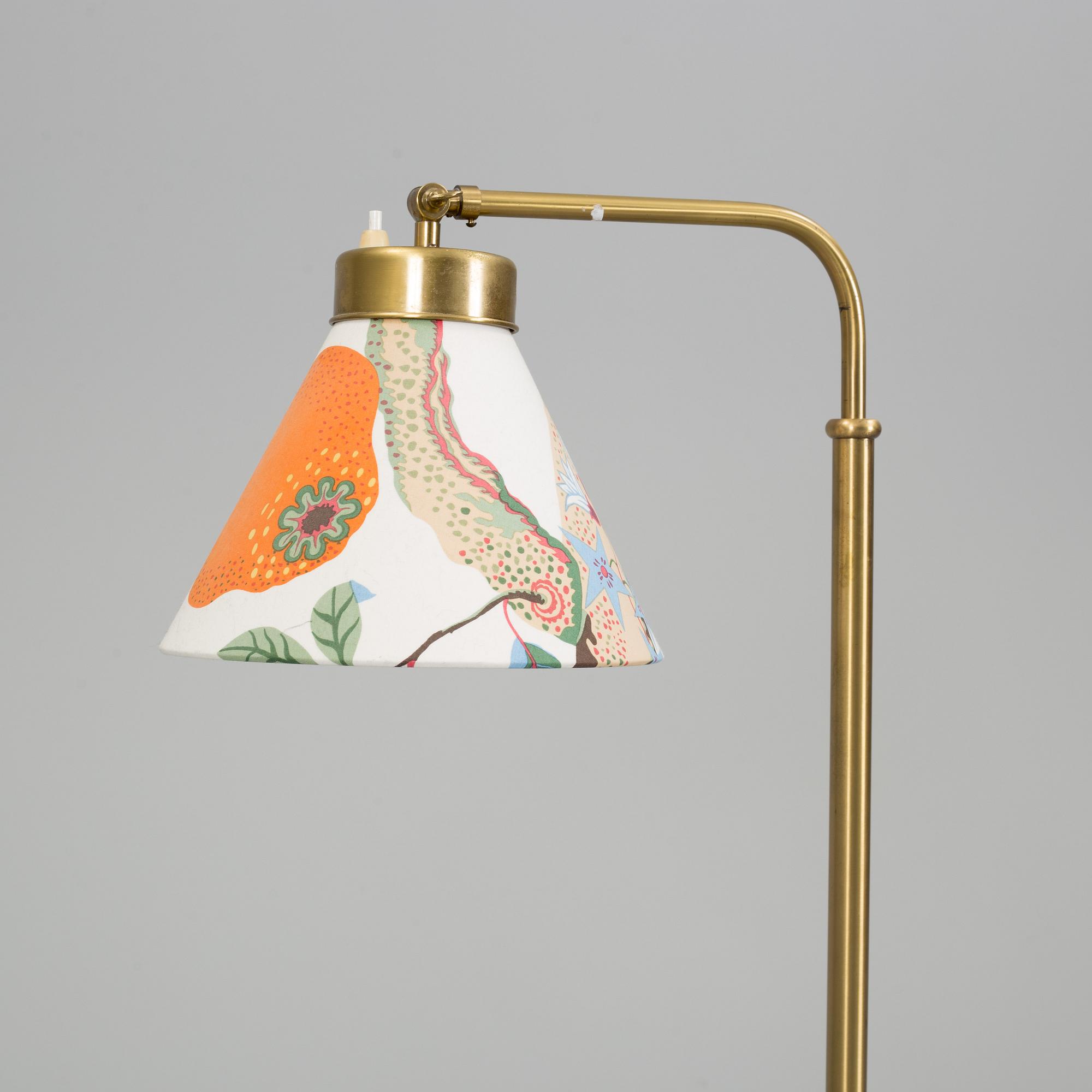 A Josef Frank model '1842' floor light from Svenskt tenn, second half of the 20th century.