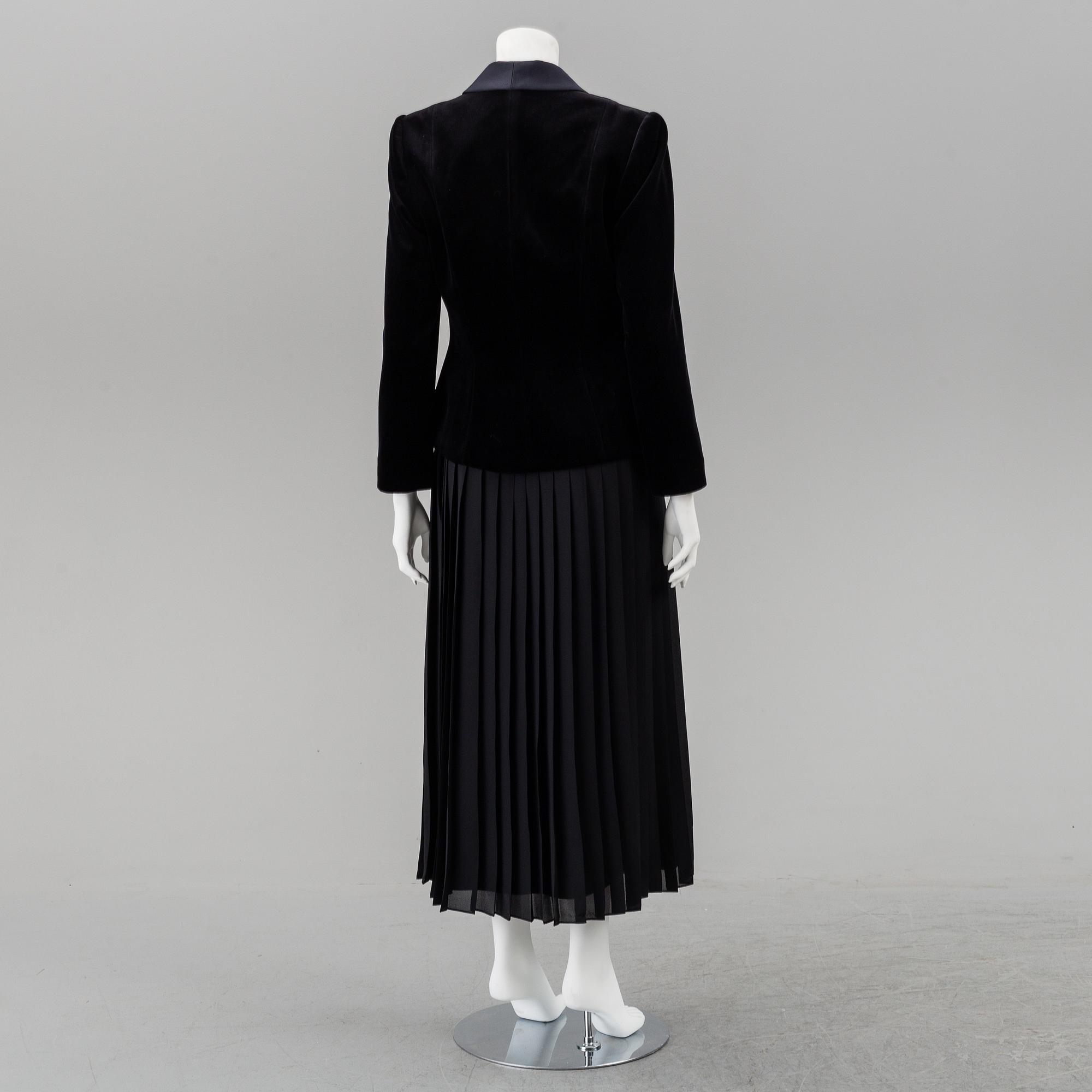 FRANK USHER, a cocktail dress and jacket, size 12.