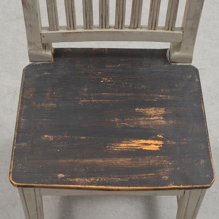 a gustavian style childrens chair.