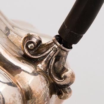 A Mid-19th Century silver coffee pot, Johann Friedrich Krickhan Co.