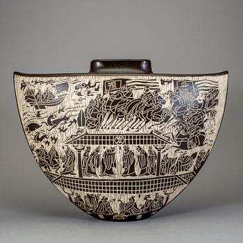 GOLVVAS, porslin, Kina, 1900-tal.