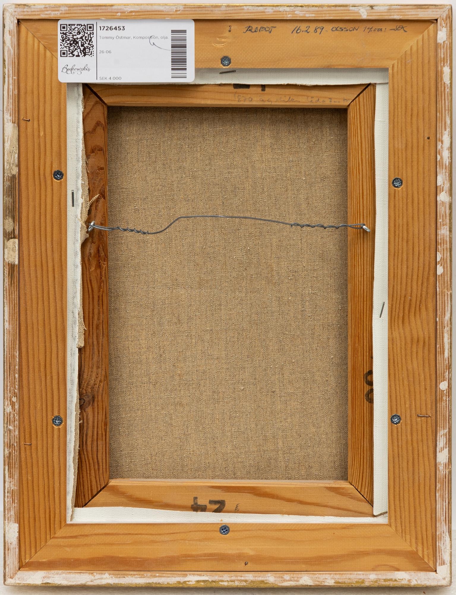 Tommy Östmar, Untitled.