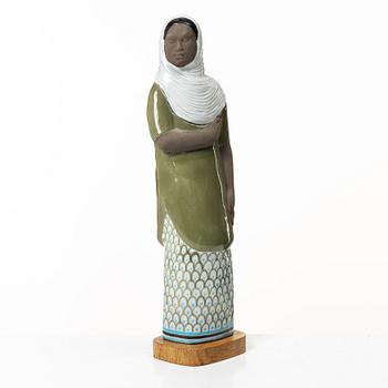 Mari Simmulson, a stoneware figurine, Upsala-ekeby, Sweden.