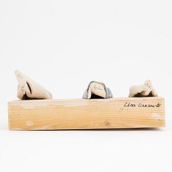 Lisa Larson, skulptur, stengods, signerad och daterad -81.