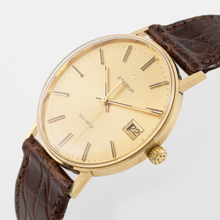 Eterna, wristwatch, 34 mm.