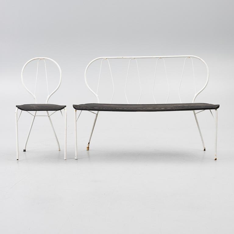 Tore Ahlsén, trädgårdsgrupp, "Pia", Gärsnäs, 1900-talets mitt/andra hälft.