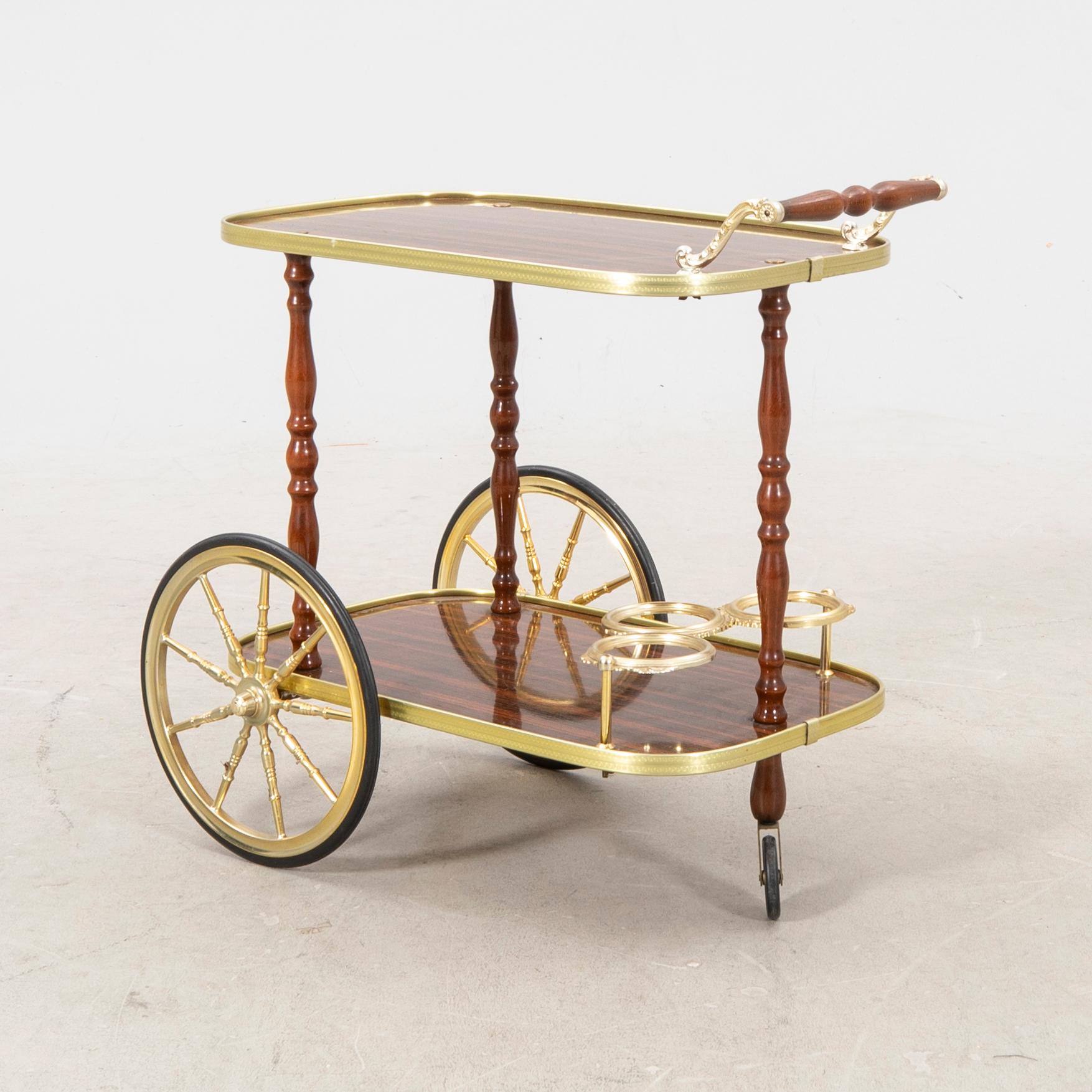 A 1970/80s serving trolley.