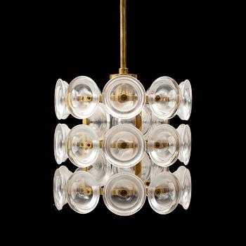 A second half of the 20th century ceiling light by Carl Fagerlund for Orrefors, model RD1846.